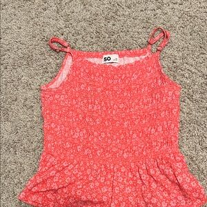 SO Vibrant Pink Floral Camisole